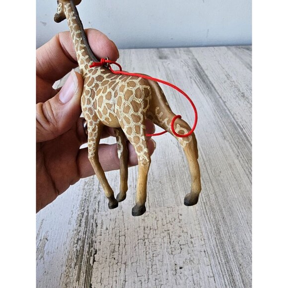 Giraffe animal ornament Xmas tree zoo - Picture 9 of 9